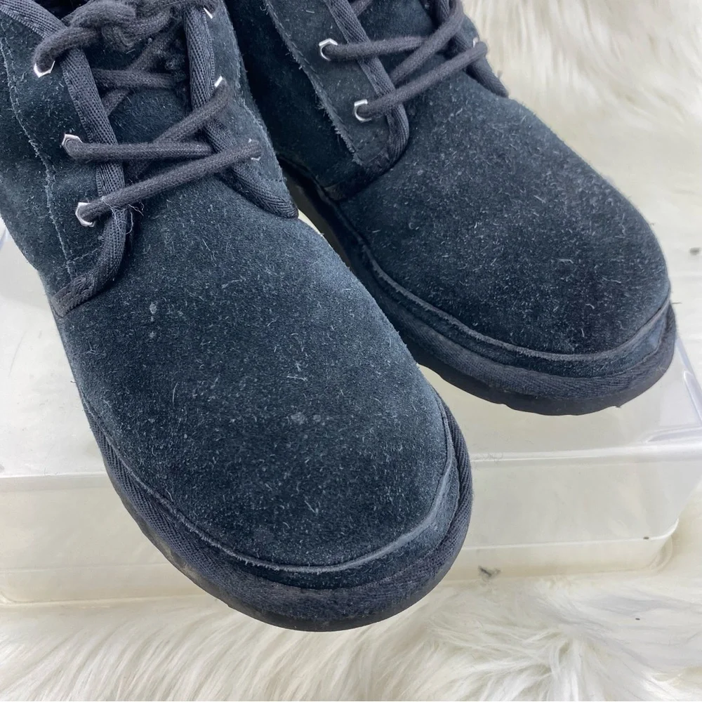 UGG LACE UP NEUMEL CHUNKY SUEDE WINTER ANKLE BOOTS SIZE 5